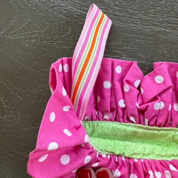 Lilly Pulitzer Hand Crafted Floral Pink Christmas Stocking - Picture 2 of 2